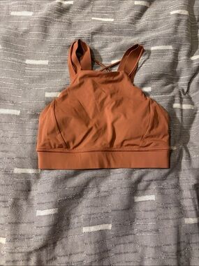 lululemon athletica Rust colored High Neck Sports Bralette